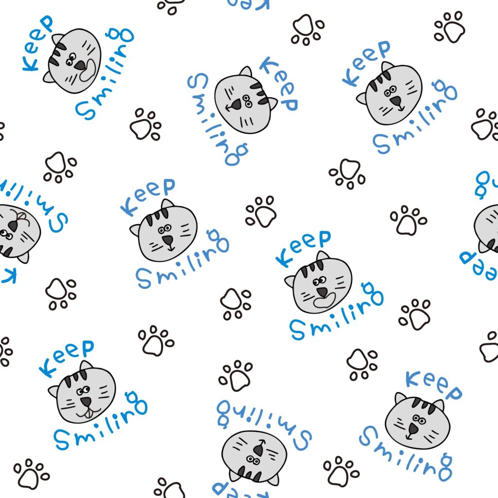 TH004503-keepsmilecatwhiteblue