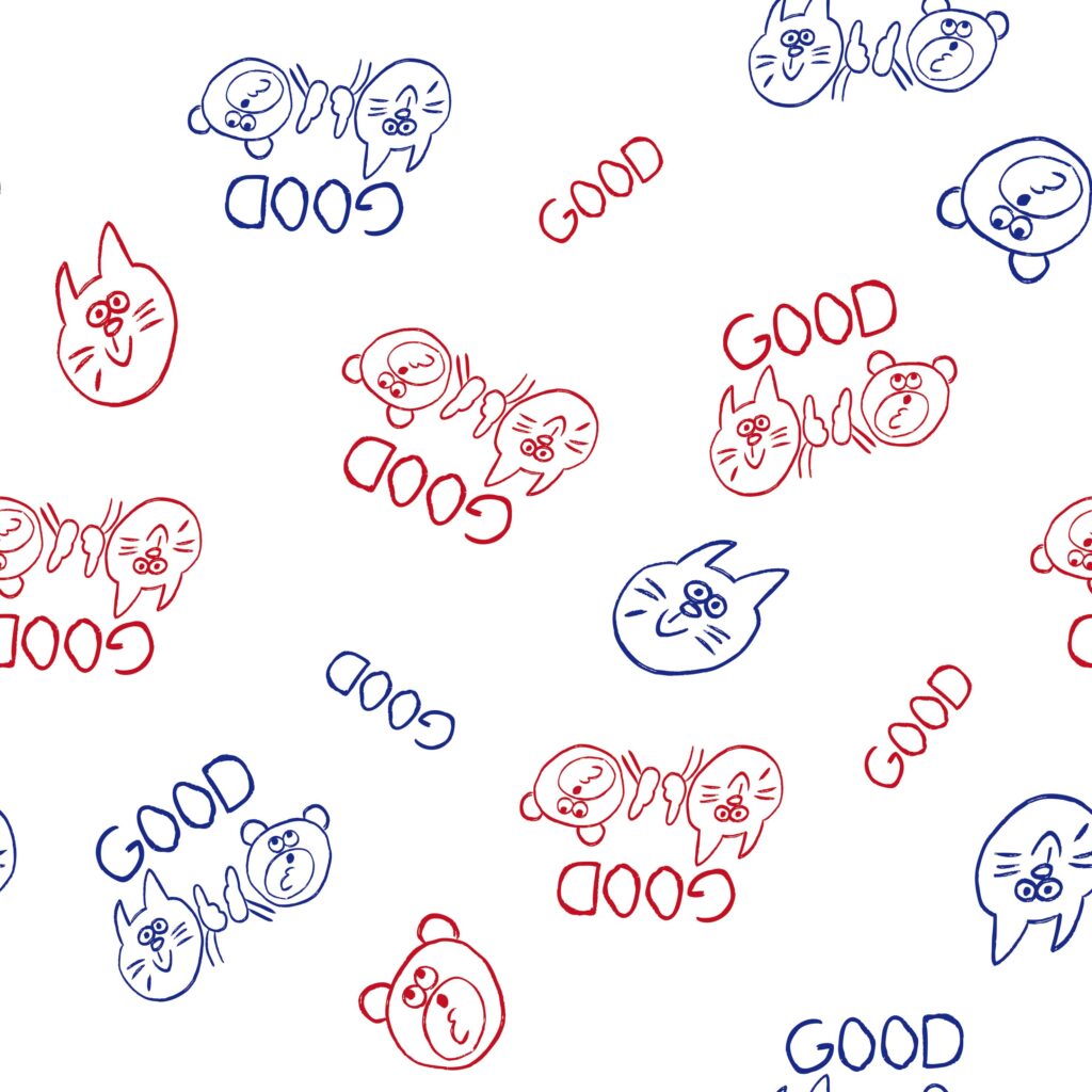 TH004807-GOODCATDOGbluered